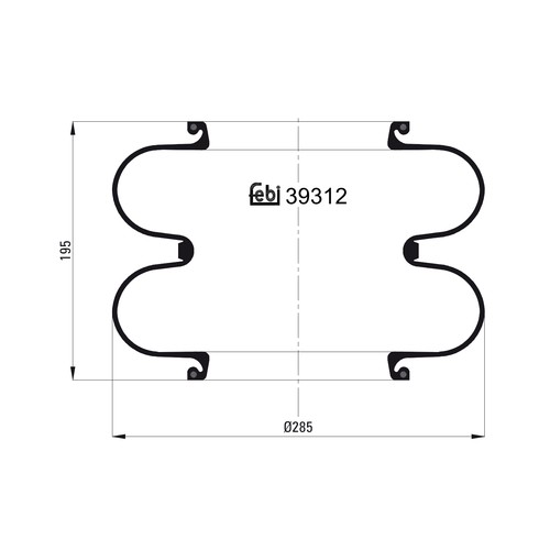 Febi bilstein federbalg - bilstein,