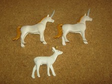 PLAYMOBIL - 2x EINHORN + REH