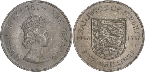 Jersey shillings - 5,