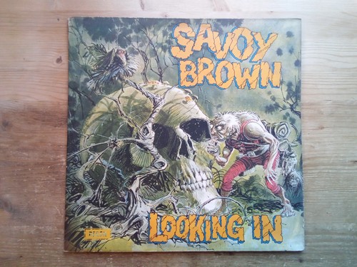 Savoy brown looking - looking, in