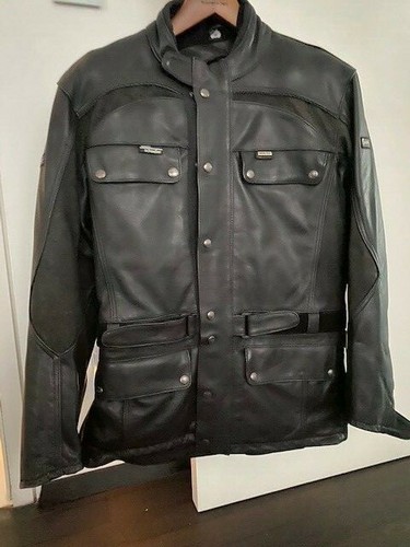 Motorrad-Lederjacke-Biker-Jack