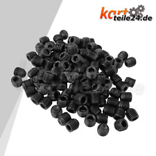 Kart Rennkart Kartsport Madenschrauben Achse Hinterachse Lager M8/8mm 100 Stück