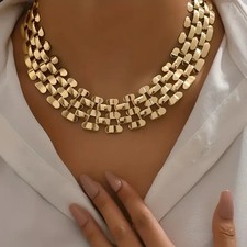 Luxus statement collier kette - luxus,