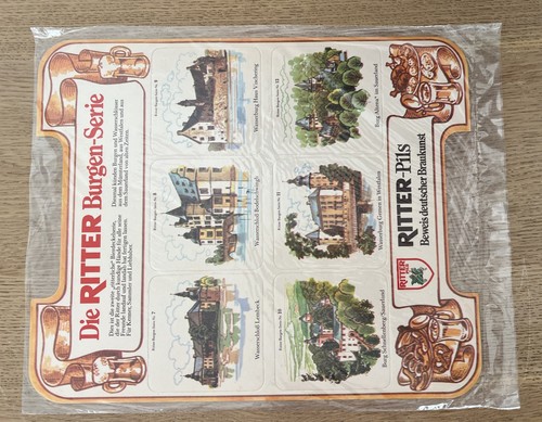 Bierdeckel ritter pils - bierdeckel,