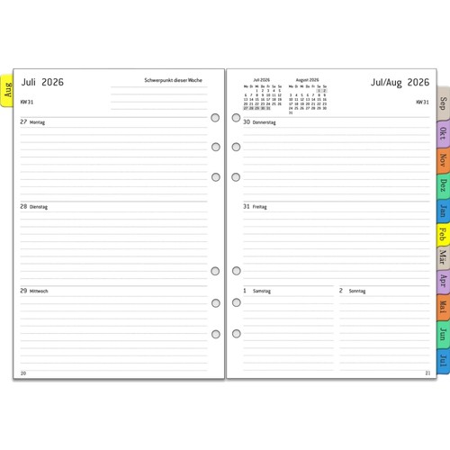 Kalender 2026 wochenplaner - 2026/27,,