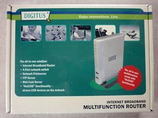 Internet Breitband Multifunktions Router mit 4-Port Network Switch von DIGITUS