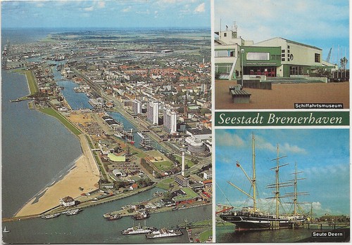 767 bremerhaven seute - ak,