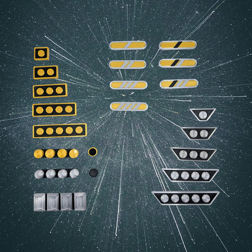 Star trek magnetic rank pips - magnetic,