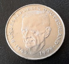 2 Deutsche Mark 1990 F Kurt