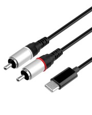 1m USB Typ C auf Dual RCA