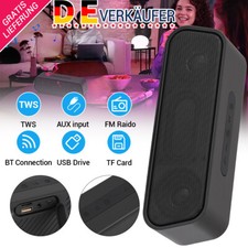 Tragbarer Bluetooth-Lautsprecher Wireless Bass Musikbox BT/USB/FM/AUX/TF/TWS DE
