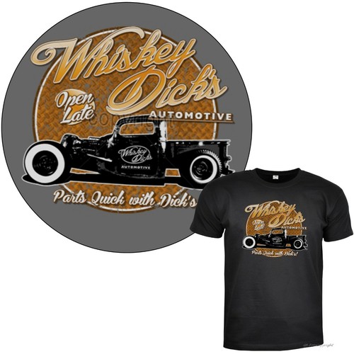 Shirt auto hot rod 40er - auto,