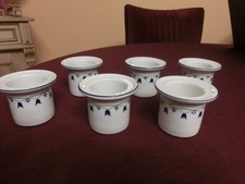 Villeroy & Boch 6 Eierbecher aus der Serie Salzburg