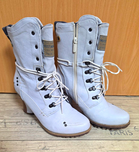 Mustang damen stiefelette grau - damen,