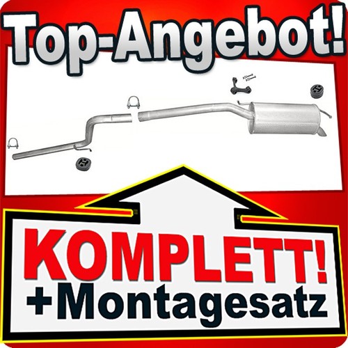 Auspuff für caddy iii - auspuff,