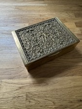 Zigarrendose Tabakdose mit Putten Pflanzen Ranken