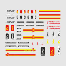 Waterslide decal 120 ddr veb - waterslide,