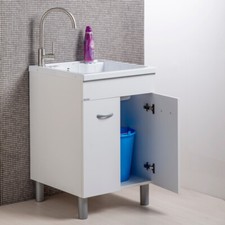 Waschzuber mit schrank mit