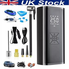 Drahtloser Auto-Reifenfüller 150 PSI Luftpumpe 12 V DC tragbarer digitaler Kompressor UK
