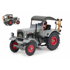 TRATTORE DEUTZ F3 M417 TRACTOR 1954 - CHRISTMAS EDITION CON BABBO NATALE 1:32 Sc