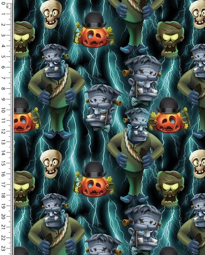 50m halloween zombies - 1,50m,