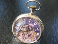 Taschenuhr Silber 800 Erotik