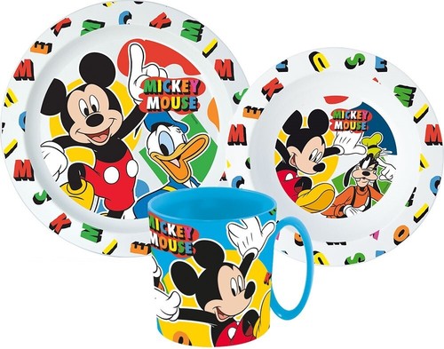 Mickey maus geschirrset - maus,