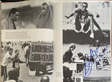 Bob Beamon signiert Buch Olympia México 1968 Autogramm Unterschrift Signed Orig.