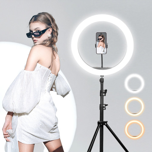 Meter ringlicht mit profi - meter,