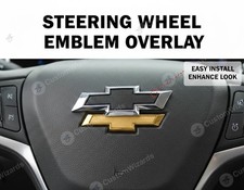 Chrome Black Steering Wheel