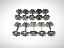 Roco H0 / 10x AC 40196 Radsatz mit LaufØ 11mm / Spitzlagerachse mit 24,8mm Länge