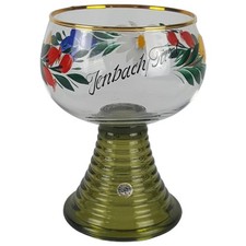 Weinrömer Römer Andenkenglas Goldrand Emailbemalung Jenbach Tirol 