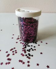Deko-Glitzer-Sterne Rosa