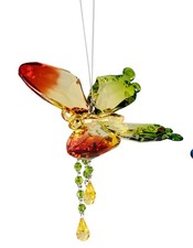 Dekohänger Schmetterling rot