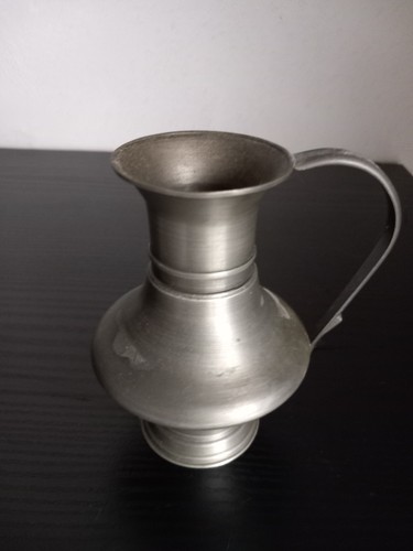 Antiker zinn krug vase - vase, henkel