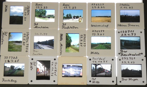 Slides various steam - of,