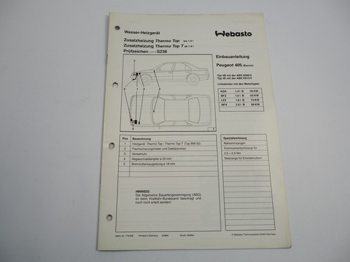 Peugeot 405 benziner - 405,