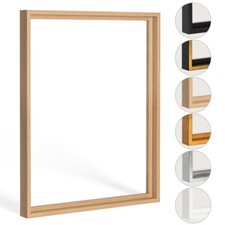 Schattenfugenrahmen Lico Eiche Natur XXL Keilrahmen Rahmen Leinwand Selberbauen