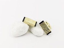 Manschettenknöpfe in 585/- Gelbgold mit Onyx!