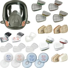 3M Vollmaske Atemschutzmaske Maske Atemschutz Gasmaske Lackiermaske Staubmaske