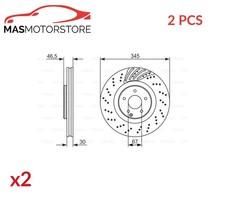BREMSSCHEIBEN SATZ PAAR BOSCH