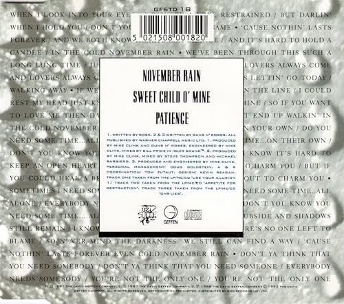 Guns roses november - roses,