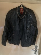 Hirschlederjacke schwarz