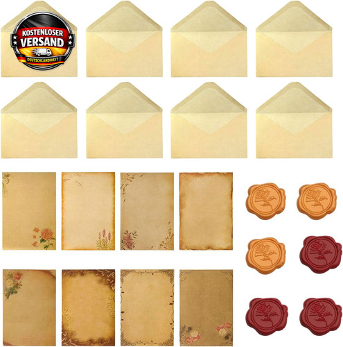 Briefpapier set mit - briefpapier,