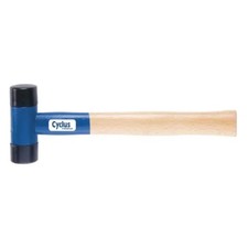 Cyclus Tools Cyclus Gummi Hammer 410 G Mit Holzstiel Blau Braun Werkzeug Neu
