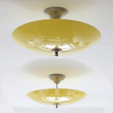 2 Art-Deco Deckenlampen