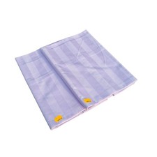 2x Kissenbezug flieder gestreift ca. 90x70 cm