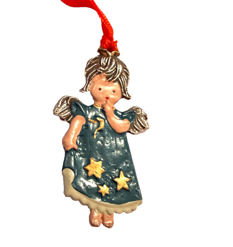 Zinn christbaumschmuck engel - zinn,