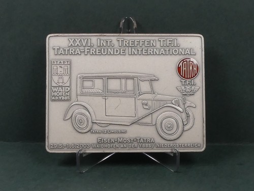 Tatra plakette tfi treffen - tatra,