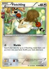 Pokemon Karte Fletchling RC25/RC32 NO 661 Tiny Robin Pokemon TCG CCG